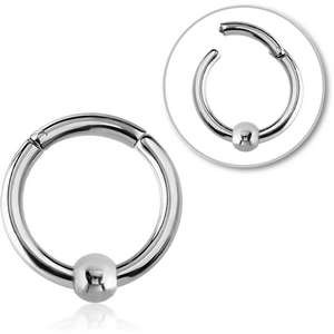 SURGICAL STEEL HINGED SEGMENT RING