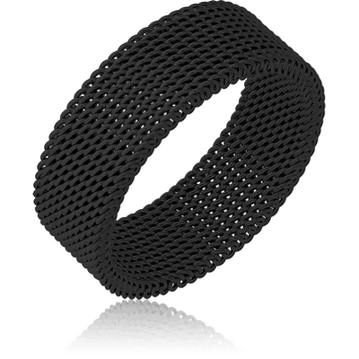 BLACK PVD COATED STAINLESS STEEL RING