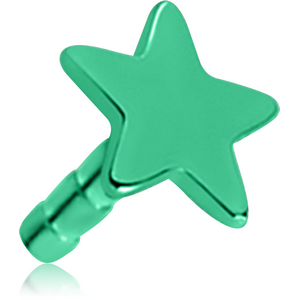 ANODISED TITANIUM STAR FOR BIOFLEX INTERNAL LABRET