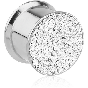 SURGICAL STEEL VALUE CRYSTALINE JEWELLED BOX PLUG