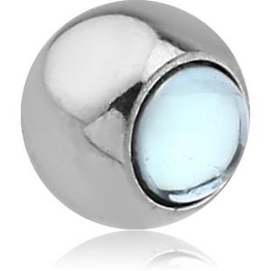 SURGICAL STEEL CABOCHON BALL