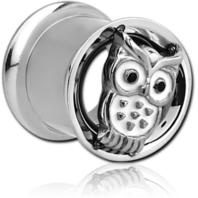 STAINLESS STEEL DOUBLE FLARED INTERNALLY THREADED TUNNEL - OWL