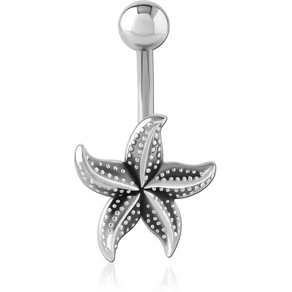 SURGICAL STEEL NAVEL BANANA