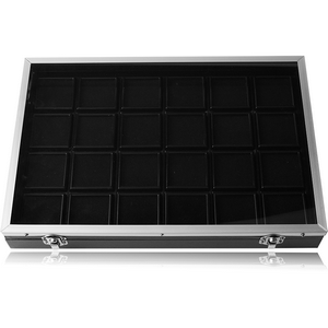 DISPLAY-TRAY WITH GLASS COVER