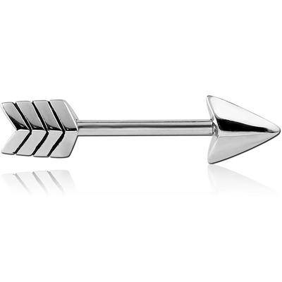 SURGICAL STEEL INDUSTRIAL BARBELL - ARROW