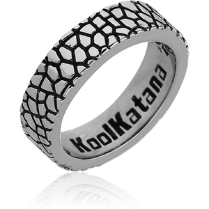 SURGICAL STEEL KOOL KATANA RING - SKIN