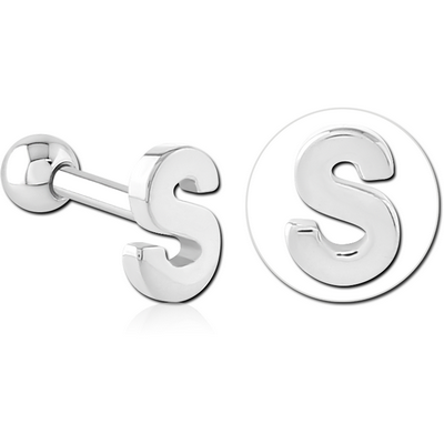 SURGICAL STEEL TRAGUS MICRO BARBELL - S