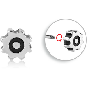 SURGICAL STEEL MICRO THREADED GEAR HEAD ATTACHMENT