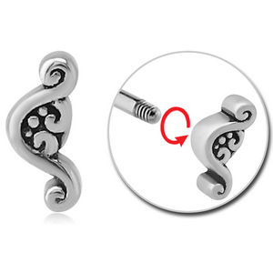 SURGICAL STEEL MICRO ATTACHMENT FOR 1.2MM THREADED PINS - FILIGREE