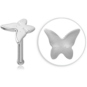 SURGICAL STEEL BUTTERFLY NOSE BONE