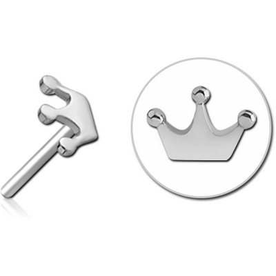 SURGICAL STEEL THREADLESS ATTACHMENT - CROWN