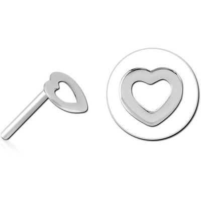 SURGICAL STEEL THREADLESS ATTACHMENT - HEART