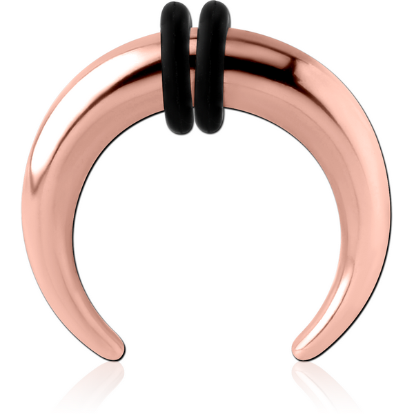 ROSE GOLD PVD COATED SURGICAL STEEL CIRCULAR CLAWS