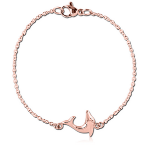 ROSE GOLD PVD COATED SURGICAL STEEL BRACELET