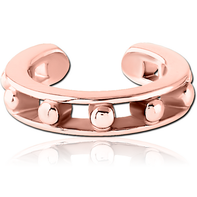 ROSE GOLD PVD COATED SURGICAL STEEL EAR CUFF