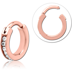 ROSE GOLD PVD COATED SURGICAL STEEL JEWELLED MULTI PURPOSE CLICKER