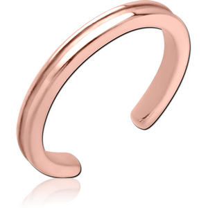 ROSE GOLD PVD COATED SURGICAL STEEL TOE RING