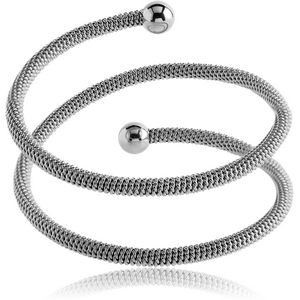 SURGICAL STEEL TWISTED WIRE BANGLE