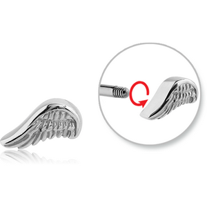 SURGICAL STEEL ATTACHMENT FOR 1.6 MM THREADED PIN - WING