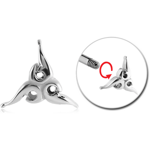 SURGICAL STEEL ATTACHMENT FOR 1.6 MM THREADED PINS - TRISQUEL