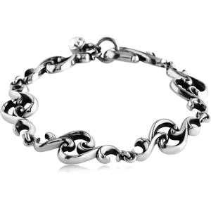 SURGICAL STEEL JEWELLED BRACELET