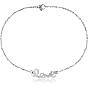 SURGICAL STEEL BRACELET - LOVE