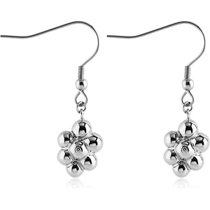 SURGICAL STEEL JEWELLED EARRINGS