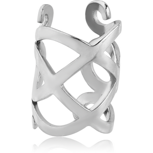 SURGICAL STEEL EAR CUFF - CURVED LINES