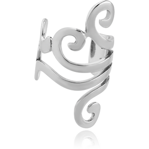 SURGICAL STEEL EAR CUFF - CURVED LINES