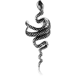 SURGICAL STEEL EAR CUFF - SNAKE