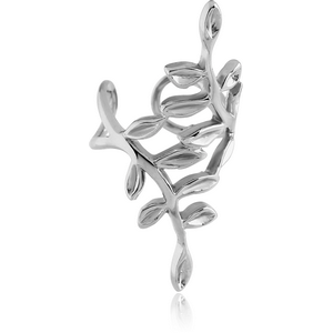 SURGICAL STEEL EAR CUFF - LEAFS