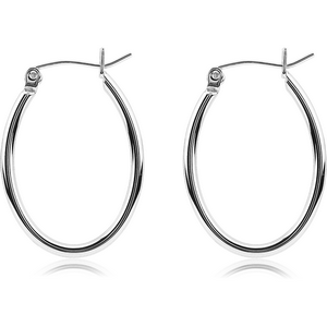 SURGICAL STEEL WIRE HOOP EARRINGS