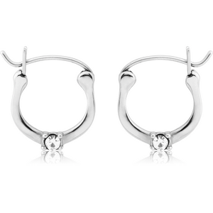 SURGICAL STEEL JEWELLED EARRINGS