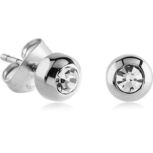 SURGICAL STEEL EAR STUDS PAIR