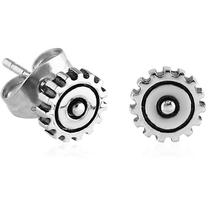 SURGICAL STEEL EAR STUDS PAIR