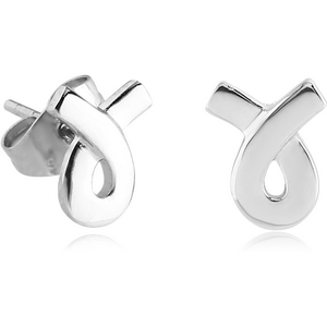 SURGICAL STEEL EAR STUDS PAIR