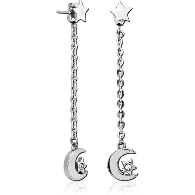 SURGICAL STEEL EAR STUDS PAIR