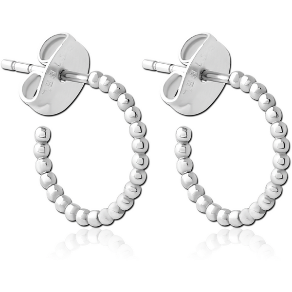 SURGICAL STEEL EAR STUDS PAIR