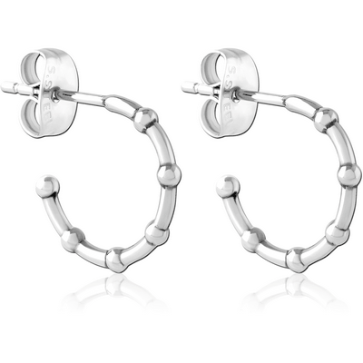 SURGICAL STEEL EAR STUDS PAIR