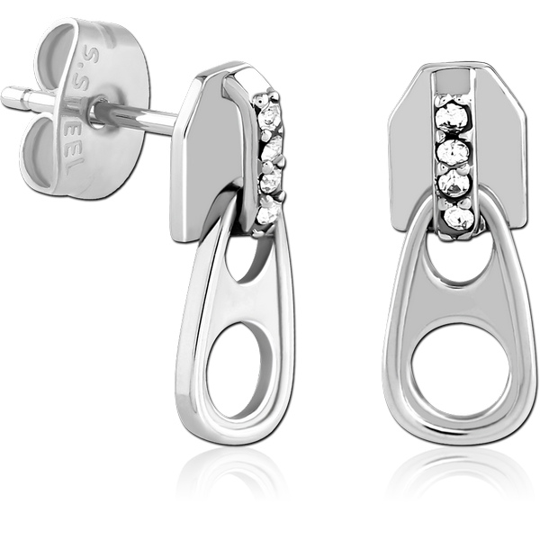 SURGICAL STEEL EAR STUDS PAIR