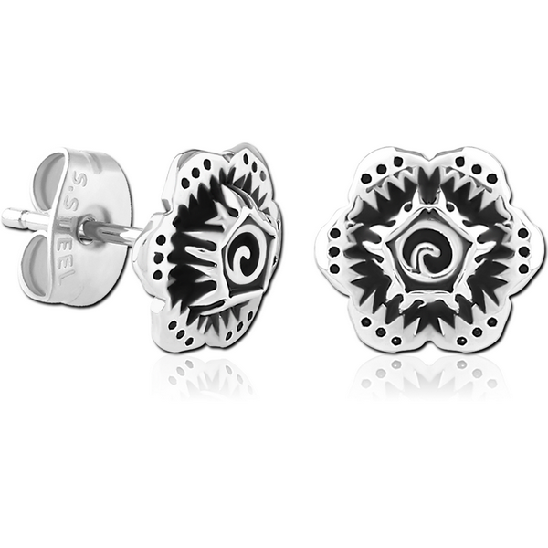 SURGICAL STEEL EAR STUDS PAIR