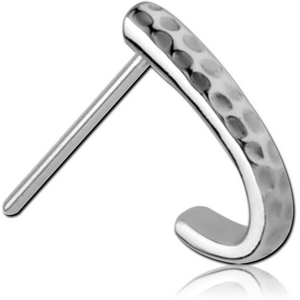 SURGICAL STEEL STRAIGHT WRAP AROUND NOSE STUD