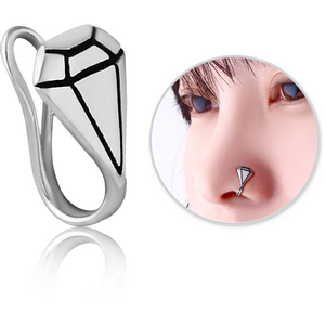 SURGICAL STEEL NOSE CLIP - DIAMOND