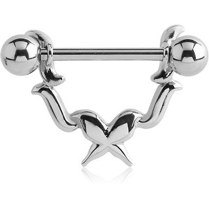 SURGICAL STEEL NIPPLE SHIELD - STAR