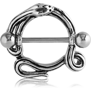 SURGICAL STEEL NIPPLE SHIELD - SNAKE