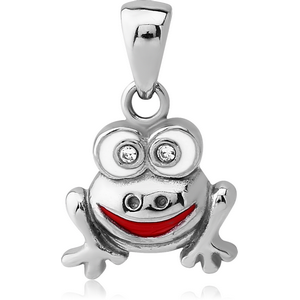 SURGICAL STEEL PENDANT - FROG