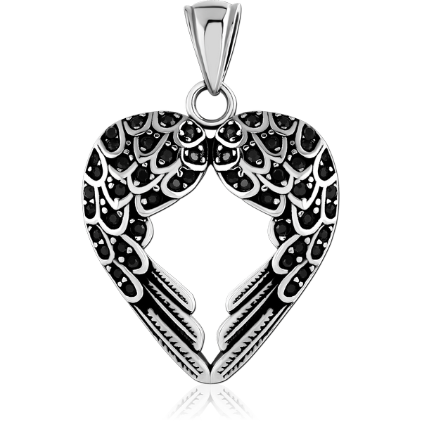 SURGICAL STEEL PENDANT - HEART