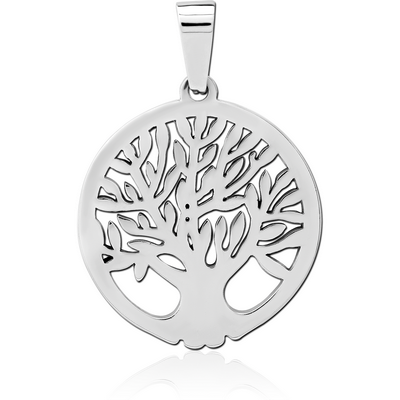 SURGICAL STEEL PENDANT - TREE OF LIFE