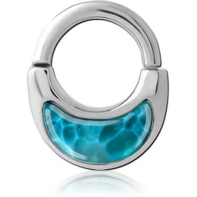 SURGICAL STEEL HINGED SEPTUM CLICKER