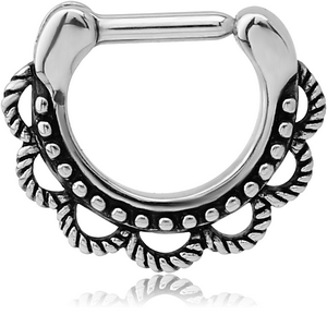 SURGICAL STEEL SEPTUM CLICKER